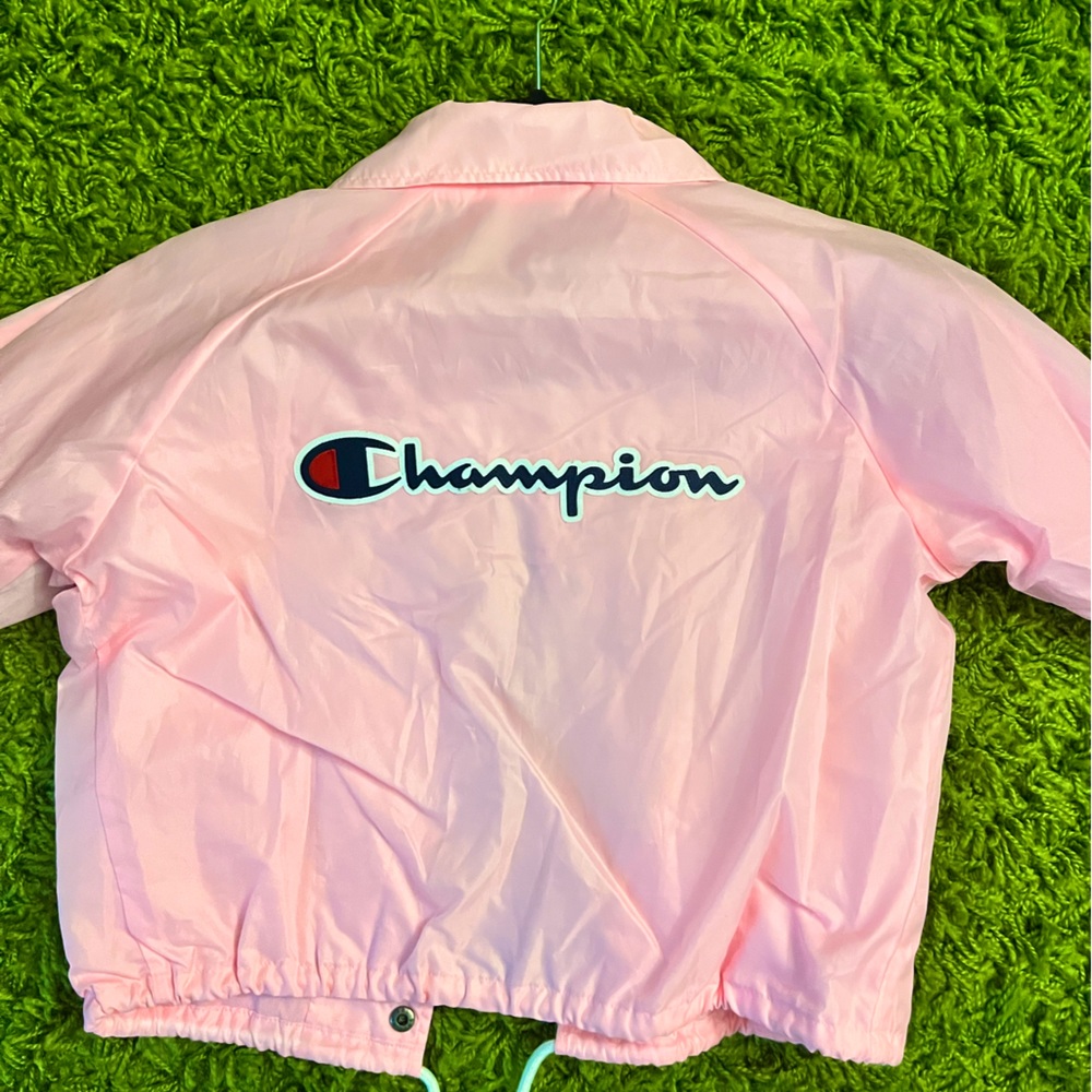 CHAMPIONS CLASSIC COACH JACKET PINK SMALL